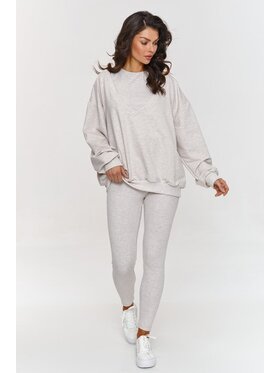 Makadamia Makadamia Dres A2 Beżowy Loose Fit