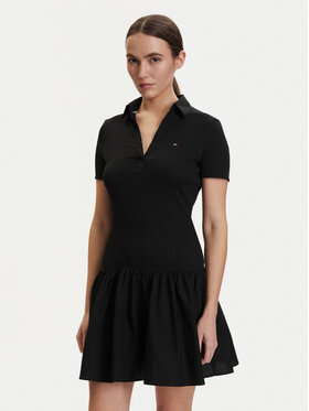 Tommy Jeans Tommy Jeans Ежедневна рокля DW0DW22331 Черен Slim Fit