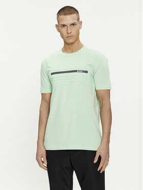 BOSS Boss Póló 50513010 Zöld Regular Fit