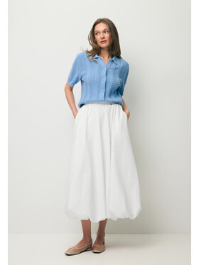 BIZUU BIZUU Maxi sukně NUBE Bílá Standard Fit