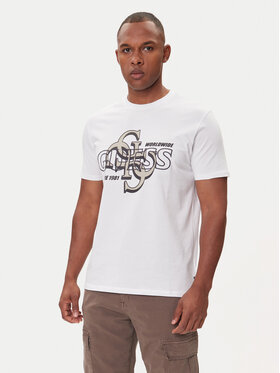 Guess Guess Тишърт M5BI72 I3Z14 Бял Slim Fit