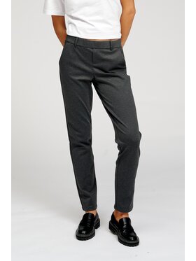 TeeShoppen TeeShoppen Spodnie garniturowe 'Perform Collection' Szary Slim Fit