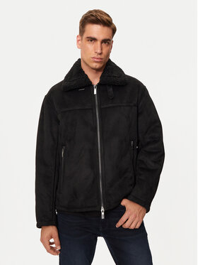 Armani Exchange Armani Exchange Jakna od imitacije kože 6DZB03 ZE1FZ 1200 Crna Regular Fit