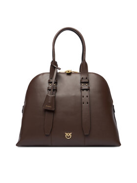 PINKO PINKO Kabelka Bowling Bag Medium AI 25-26 PLTT 105172 A0QO Hnedá