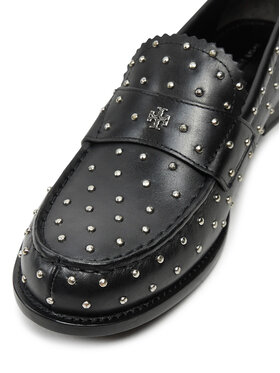 Tory Burch Loaferice Studded Classic Loafer 159881 Crna