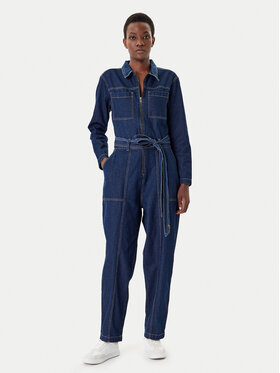French Connection French Connection Jumpsuit 7UZAC Dunkelblau Regular Fit