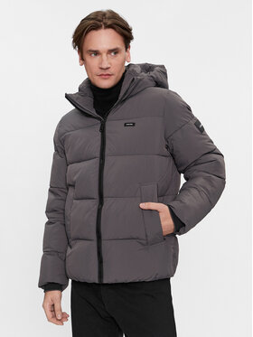 Calvin Klein Calvin Klein Télikabát Crinkle K10K110336 Barna Regular Fit
