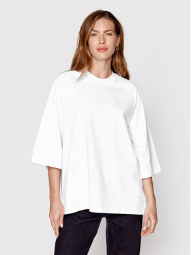 Samsøe Samsøe Samsøe Samsøe Palaidinė Brianna F22200009 Balta Relaxed Fit