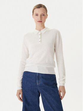 KAOS KAOS Sveter RI1KT019 Écru Regular Fit