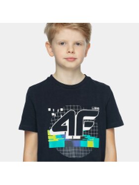 4F 4F Tričko 4FJWSS25TTSHM3051-20S Čierna Regular Fit