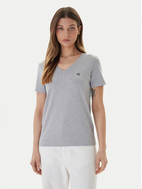 Calvin Klein Jeans Calvin Klein Jeans T-Shirt Archive LV047B205G Szary Regular Fit