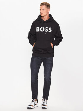 Boss Boss Bluza 50496661 Czarny Oversize