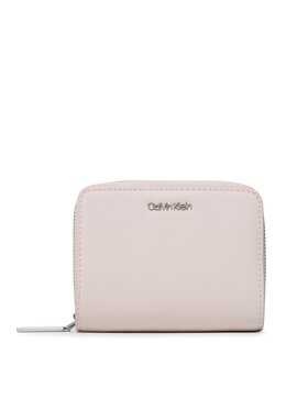 Calvin Klein Calvin Klein Mały Portfel Damski Ck Must Z/A Wallet W/Flap Md K60K607432 Écru