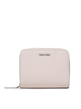 Calvin Klein Calvin Klein Portofel Mic de Damă Ck Must Z/A Wallet W/Flap Md K60K607432 Écru
