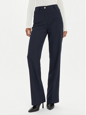Morgan Morgan Παντελόνι υφασμάτινο 242-PLENO.F Σκούρο μπλε Flare Fit