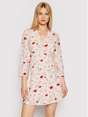 Samsøe Samsøe Samsøe Samsøe Sukienka letnia Britt S Wrap F21100201 Różowy Regular Fit