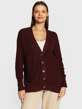 Cotton On Cotton On Pletena jopica 2055031 Bordo rdeča Regular Fit