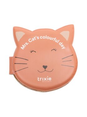 Trixie Baby Trixie Baby Zabawka Kąpielowa książeczka kolorowy dzień - Kot Różowy