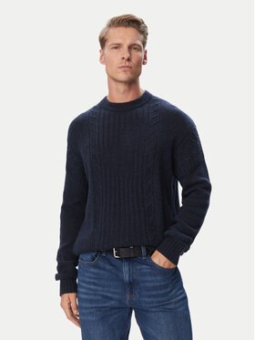 Calvin Klein Jeans Calvin Klein Jeans Džemper LV04RJ303G Tamnoplava Regular Fit