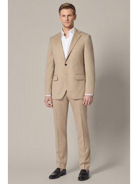 Lancerto Lancerto Garnitur Logrono GA073126000025 Beżowy Slim Fit