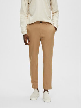 Selected Homme Selected Homme Pantaloni din material 16085270 Maro Slim Fit