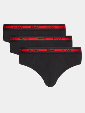 HUGO Hugo Set od 3 para muških slip gaća 50492378 Crna
