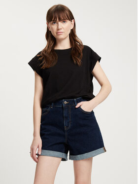 Cross Jeans Cross Jeans T-Shirt 56085-020 Czarny Regular Fit