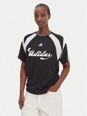 adidas adidas Футболка House Of Tiro JY7623 Чорний Regular Fit