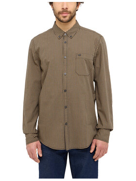 Mustang Mustang Camicia Style Chester Marrone Regular Fit
