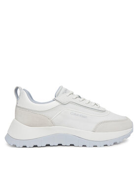 Calvin Klein Calvin Klein Snīkeri Runner Lace Up Mesh Mix HW0HW02487 Balts