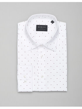 Borgio Borgio Koszula calimera Biały Slim Fit