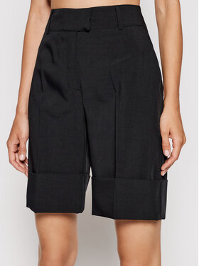 Herskind Herskind Шорти от плат Baba 4001519 Черен Regular Fit