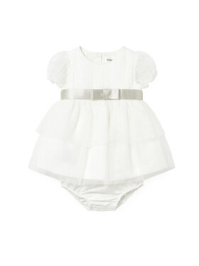 Mayoral Mayoral Vestito elegante 1882 Bianco Regular Fit