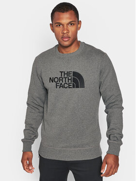 The North Face The North Face Bluza Drew Peak Crew NF0A4SVR Szary Regular Fit