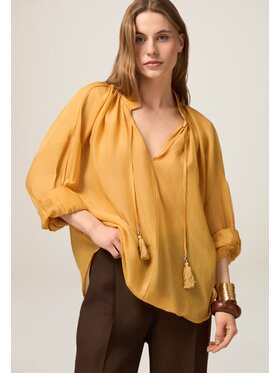 Oltre Oltre Blusa 2231E000334N028 Giallo Regular Fit