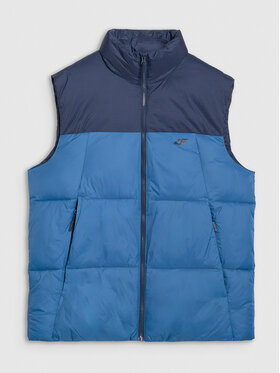 4F 4F Kamizelka APRES SKI Granatowy Regular Fit