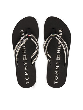 Tommy Hilfiger Tommy Hilfiger Flip-flops Th Webbing Summer Sandal FW0FW09193 Fekete