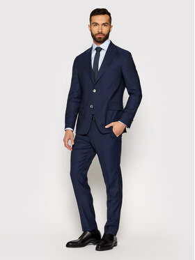 Oscar Jacobson Oscar Jacobson Costume Faron 2179 5674 Bleu marine Slim Fit