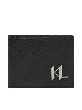 KARL LAGERFELD KARL LAGERFELD Nagyméretű férfi pénztárca A1M32019 Fekete