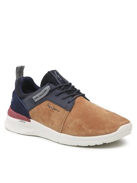 Pepe Jeans Pepe Jeans Sneakersy Jay Pro Shoe Combi PMS30869 Brązowy