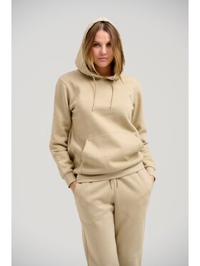 TeeShoppen TeeShoppen Bluza Podstawowy pot z kapturem Beżowy Regular Fit