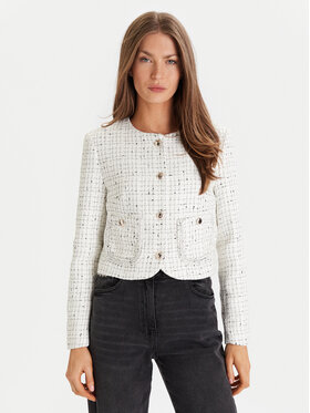 Morgan Morgan Marynarka 252-VGABY Écru Slim Fit