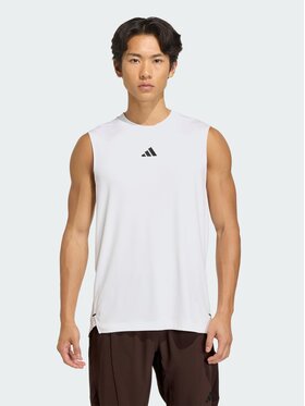 adidas adidas Koszulka techniczna 159050 Biały Slim Fit
