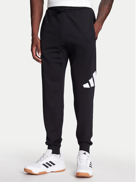 adidas adidas Spodnie dresowe Essentials Big Logo IN6163 Czarny Regular Fit