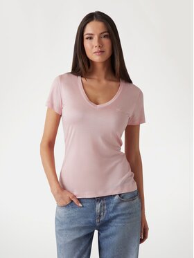 Guess Guess T-Shirt 172819 Różowy Classic Fit