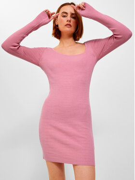 JJXX JJXX Rochie tricotată 12243111 Roz Tight Fit