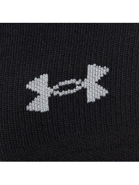 Under Armour Set 3 Parov Unisex Nizkih Nogavic Heatgear No Show Sock 1346755-001 Črna