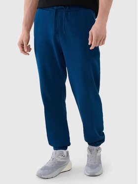 4F 4F Spodnie dresowe 4FWMM00TTROM1139-46S Zielony Regular Fit