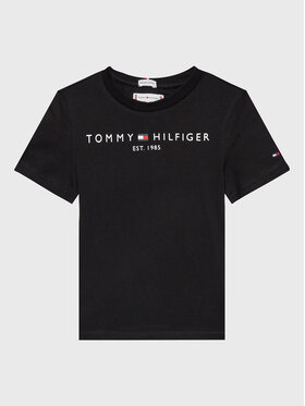 Tommy Hilfiger Tommy Hilfiger Тишърт Essential KS0KS00210 M Черен Regular Fit