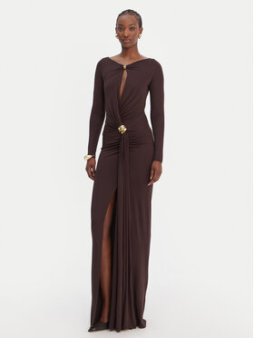 Elisabetta Franchi Elisabetta Franchi Rochie de seară AB-R146-1E2-V750 Maro Regular Fit